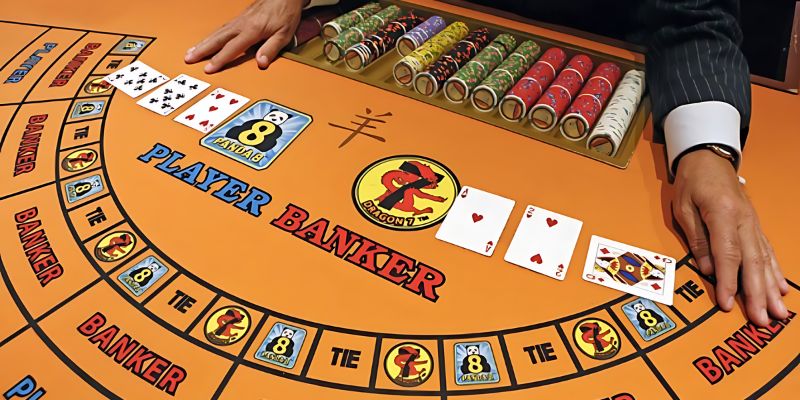 Quy trình một ván đấu Baccarat cơ bản